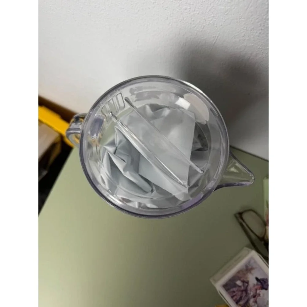 C&C California Home BPA Free Clear Acrylic Pitcher Sangria Recipe Graphics 3QT